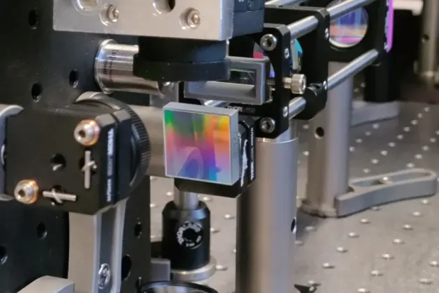 Laboratorieutrustningen för den nya metoden. Foto.